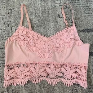 Pink Floral Top From Garage